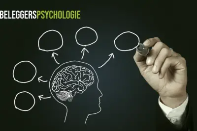 Visualisatie van beleggerspsychologie met focus op gedachten, gedrag en beslissingen bij beleggen