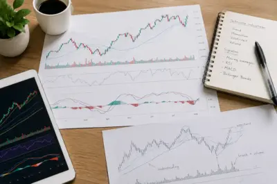Technische indicatoren op koersgrafieken voor beursanalyse